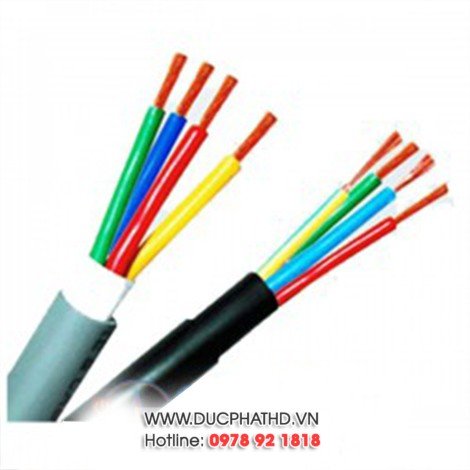 Dây điện mềm 4 ruột tròn Trần Phú 4x2,5 mm2