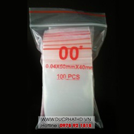 Túi Zipper số 00
