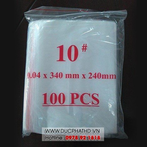 Túi Zipper số 10