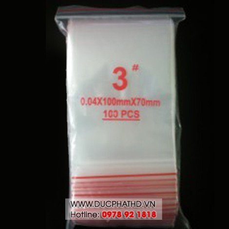 Túi Zipper số 3