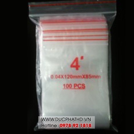 Túi Zipper số 4